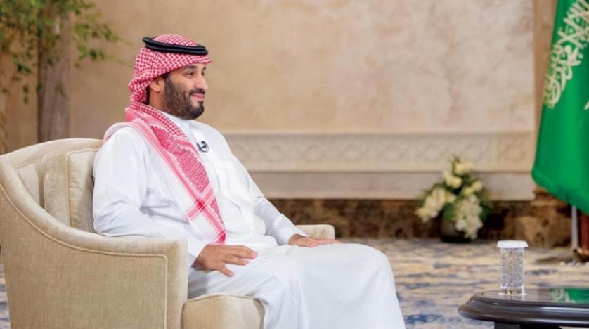 الأمير محمد بن سلمان خلال المقابلة (واس)