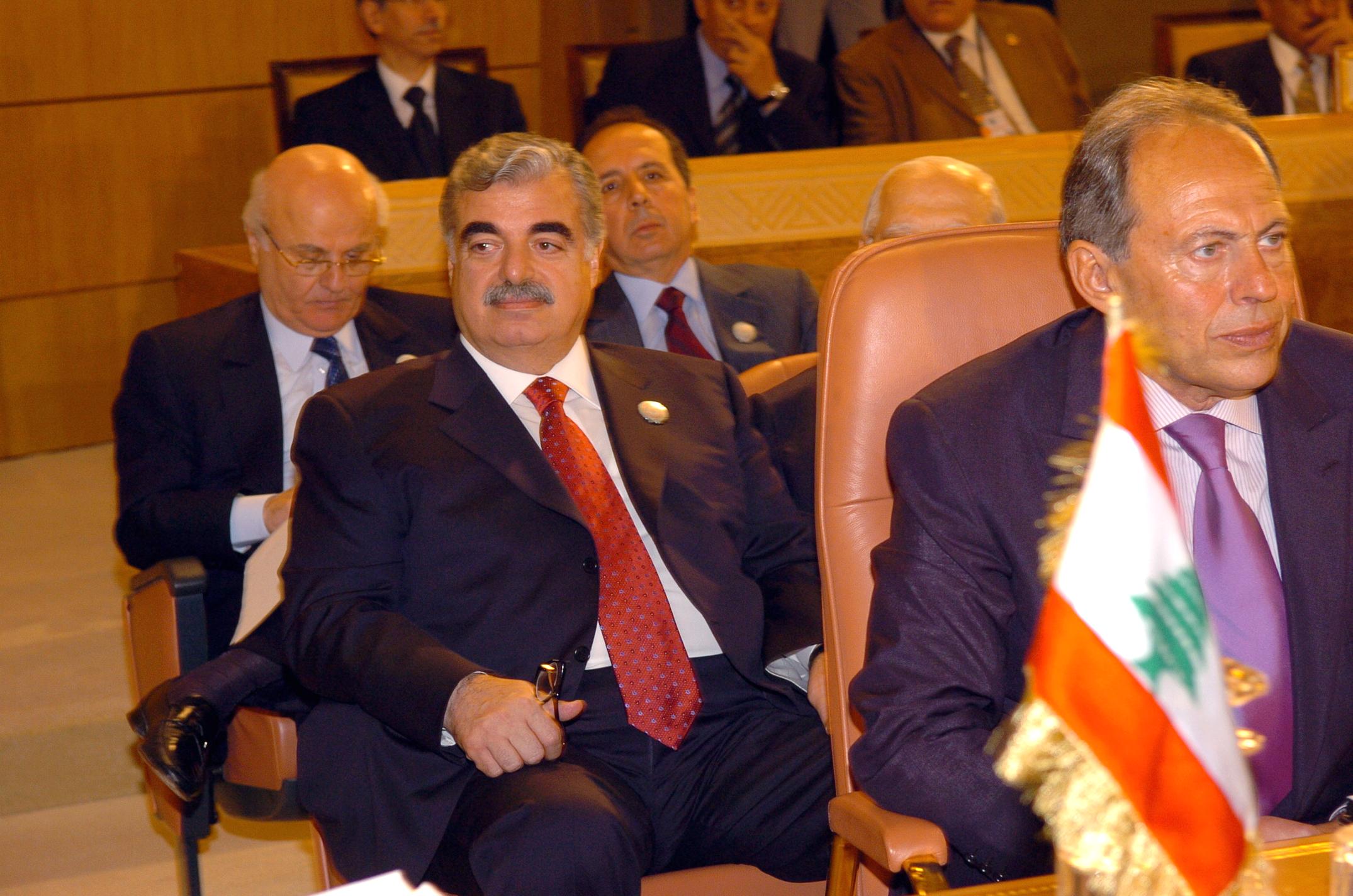رئيس الوزراء اللبناني الأسبق رفيق الحريري اغتيل في 14 فبراير 2005