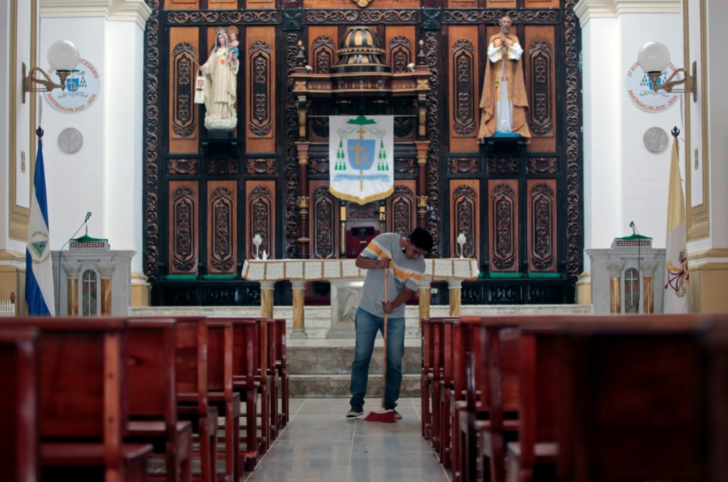 كاتدرائية ماتاغالبا بشمال شرق نيكاراغوا في 05 آب/أغسطس 2022 (ا ف ب)