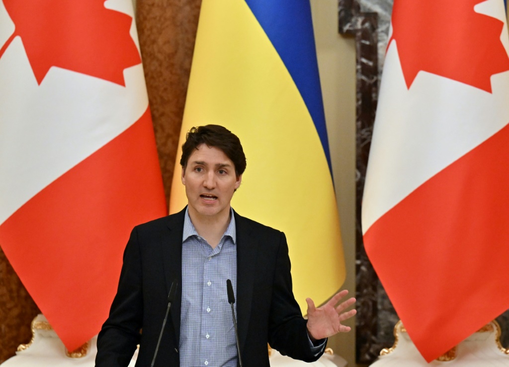 رئيس الوزراء الكندي جاستن ترودو (ا ف ب)