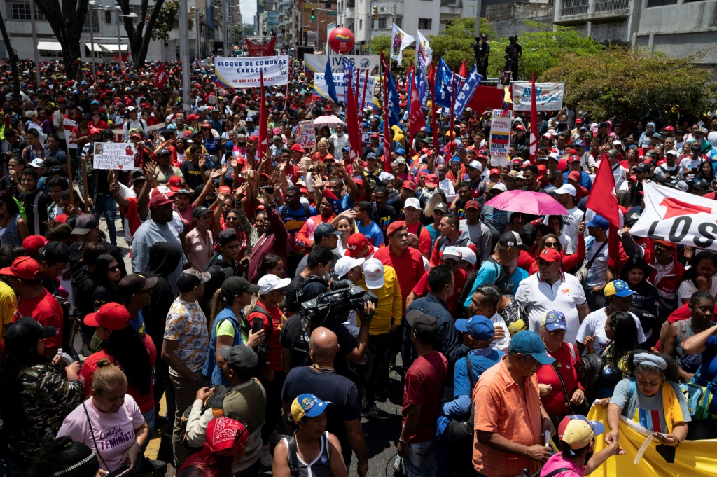 تظاهرة في كراكاس احتجاجا على فضيحة فساد في شركة النفط 