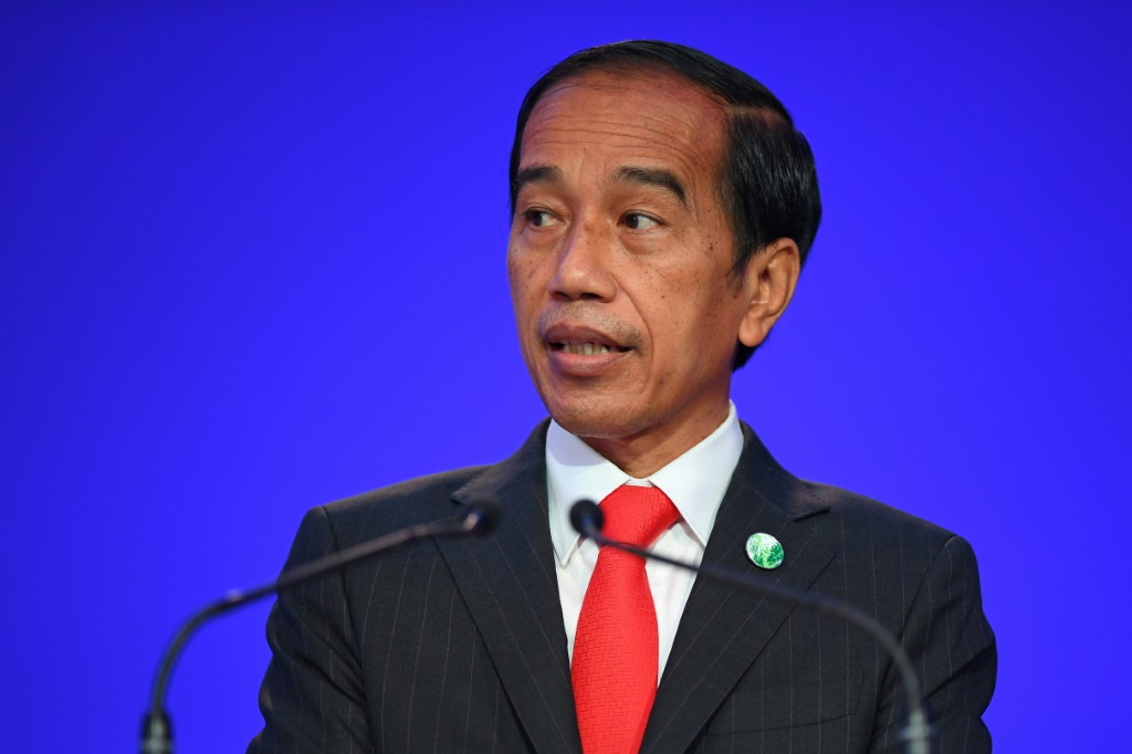        قال الرئيس الإندونيسي جوكو ويدودو إن الآسيان لا يمكن أن تصبح "وكيلاً" لأي دولة (ا ف ب)   