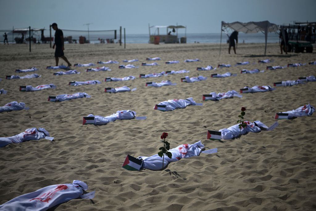 من الاحتجاجات في البرازيل تكريماً لأطفال غزة (أكس)