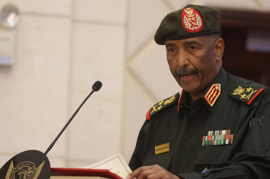 رئيس مجلس السيادة في السودان الفريق أول ركن عبد الفتاح البرهان (أ ف ب)