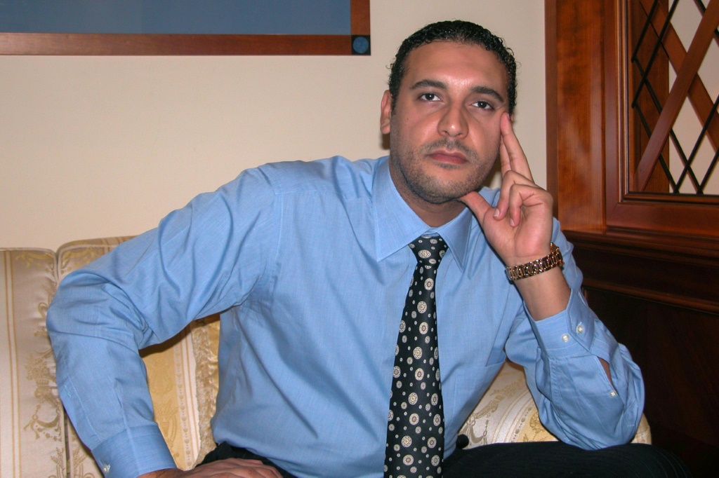 اعتقل لبنان في عام 2015 واتهم هانيبال القذافي بحجب معلومات حول اختفاء رجل الدين الشيعي اللبناني الإمام موسى الصدر. (ا ف ب)   