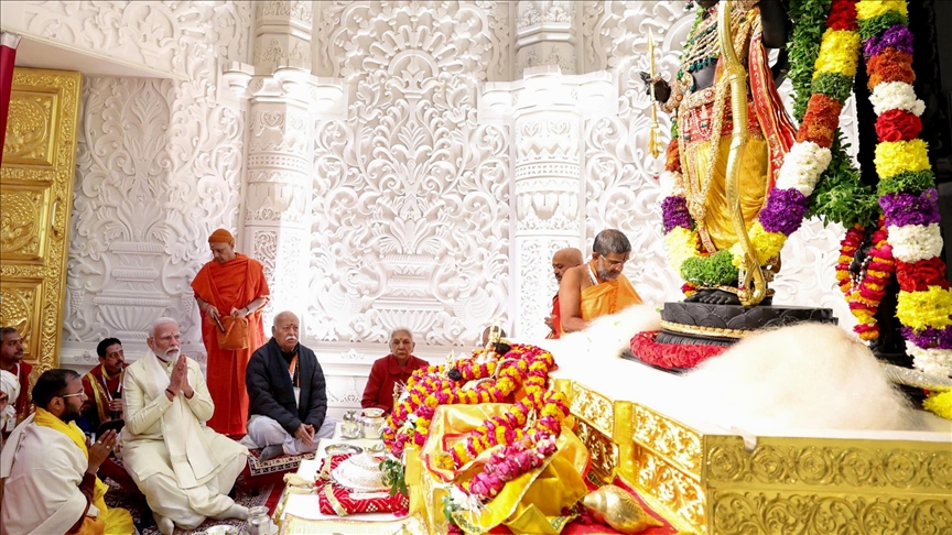 محكمة هندية تسمح للهندوس بالعبادة في مسجد "جيانفابي" التاريخي (الأناضول)