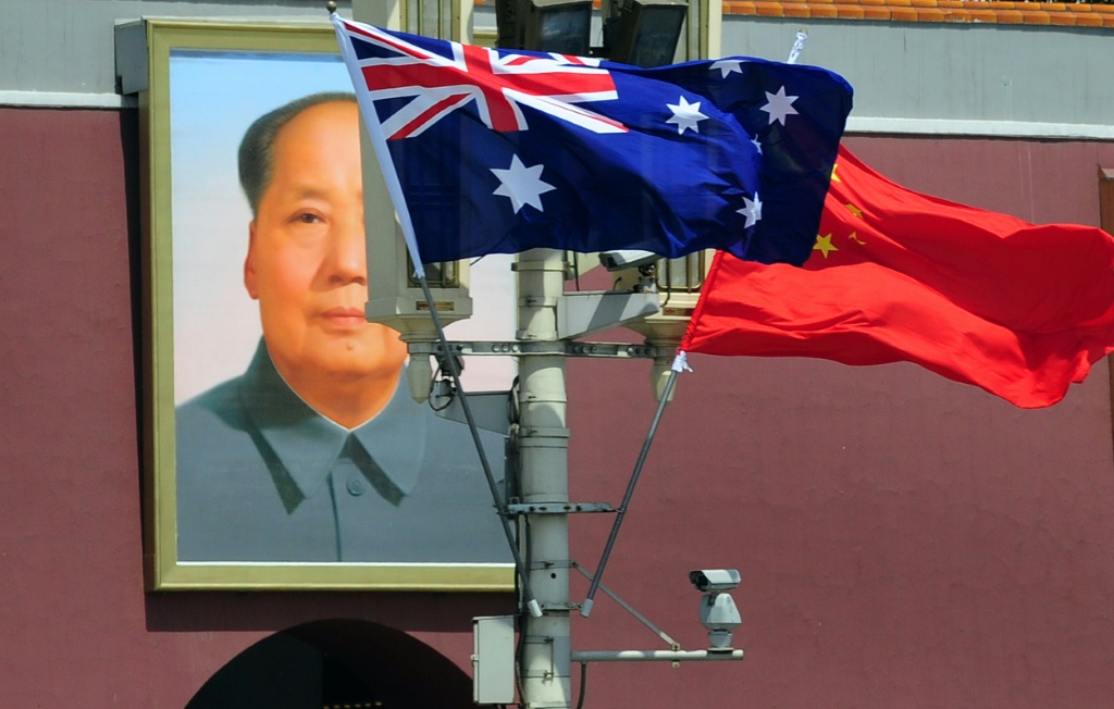 وتوترت العلاقات الثنائية بين أستراليا والصين بعد الحكم بالإعدام مع وقف التنفيذ على كاتب منشق صيني أسترالي.(أ ف ب)   
