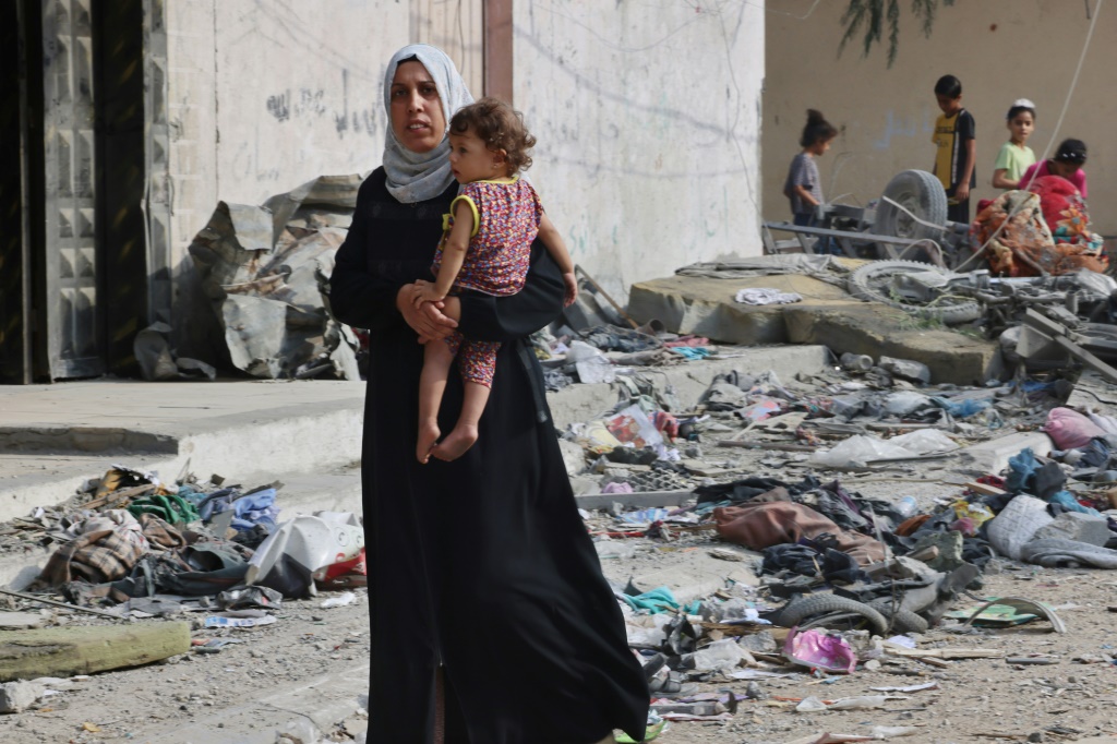 بحسب أرقام الأمم المتحدة، كانت هناك حوالي 50000 امرأة حامل في غزة عندما بدأت الحرب في 7 تشرين الأول/ أكتوبر (أ ف ب)