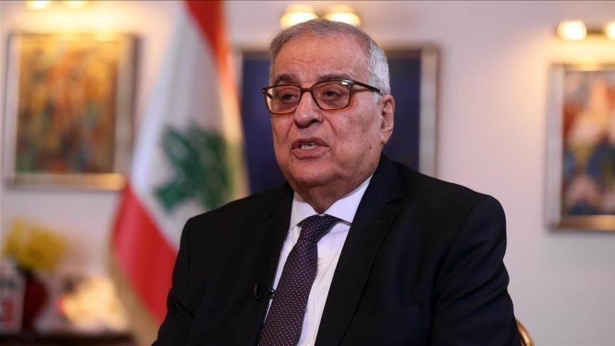 وزير الخارجية في حكومة تصريف الاعمال اللبنانية عبد الله بو حبيب (الاناضول)