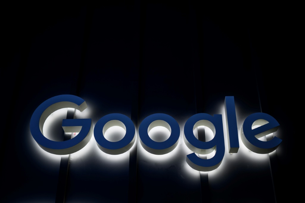 شعار مجموعة  غوغل الأميركية (ا ف ب)