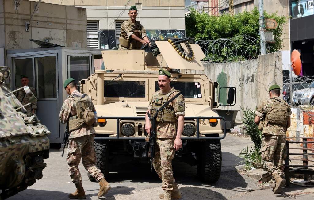 قوات لبنانية (أ ف ب)