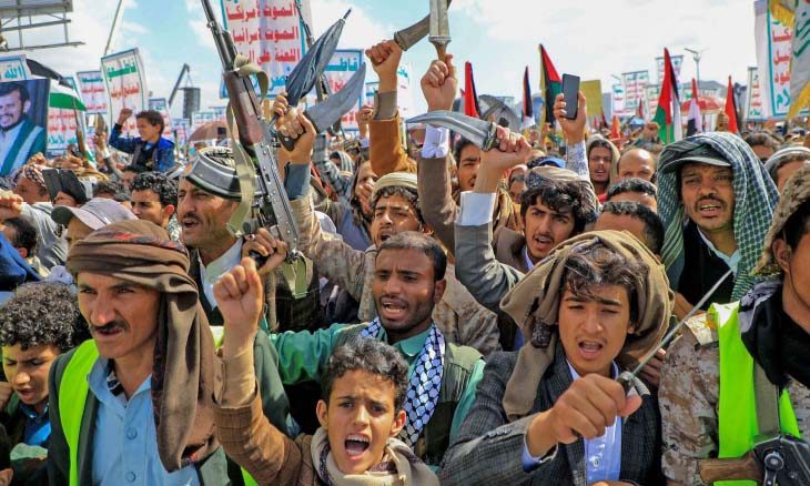 اليمنيون يفون مع غزة (اعلام يمني)