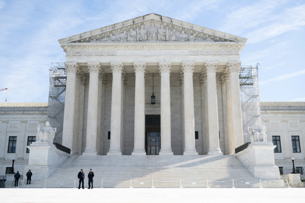 المحكمة العليا الأمريكية شوهدت في 18 مارس 2024 (ا ف ب)
