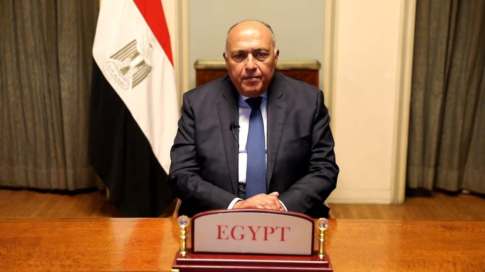 وزيرالخارجية المصري سامح شكري (وزارة الخارجية المصرية)