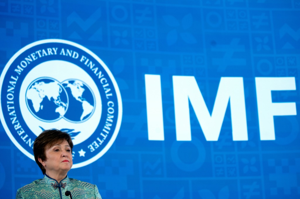 أعيد تعيين كريستالينا جورجييفا، مديرة صندوق النقد الدولي، لولاية أخرى مدتها خمس سنوات. (ا ف ب)   