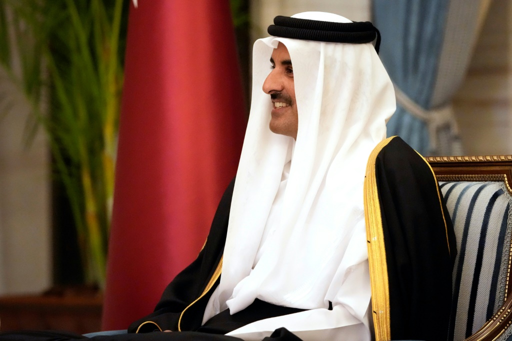 أمير قطر الشيخ تميم بن حمد آل ثاني (ا ف ب)