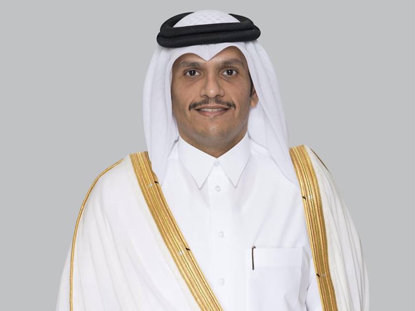 رئيس مجلس الوزراء وزير الخارجية القطري الشيخ محمد بن عبد الرحمن آل ثاني (قنا)
